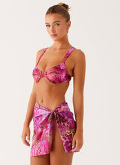 Ocean Is Calling Mini Sarong - Lavender Lagoon