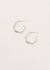 Etta Hoop Earrings - Silver