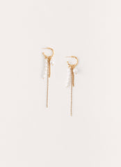 Halo Hoop Earrings - Gold