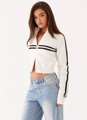 Training Season Zip Jacket - White