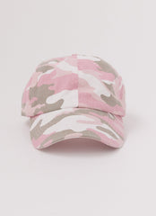 Zinny Camo Cap - Pink Camo