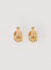 Gracia Knot Earrings - Gold