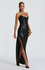 Alba Maxi Dress - Black Dress Babyboo Fashion Premium Exclusive Design