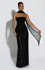 Allaire Maxi Skirt - Black Skirt XS Babyboo Fashion Premium Exclusive Design