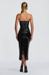Amala Midi Dress - Black Dress Babyboo Fashion Premium Exclusive Design