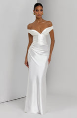 Aurelia Maxi Dress - Ivory Dress Babyboo Fashion Premium Exclusive Design