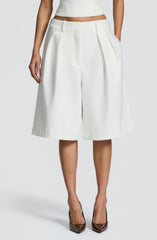Ausra Bermuda Shorts - Ivory Shorts Babyboo Fashion Premium Exclusive Design