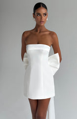 Barbara Mini Dress - Ivory Dress Babyboo Fashion Premium Exclusive Design