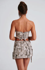 Billie Mini Skirt - Camo Print Skirt Babyboo Fashion Premium Exclusive Design
