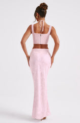 Elizabeth Maxi Skirt - Blush Skirt Babyboo Fashion Premium Exclusive Design
