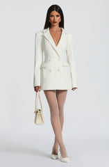 Elvira Mini Dress - Ivory Dress Babyboo Fashion Premium Exclusive Design