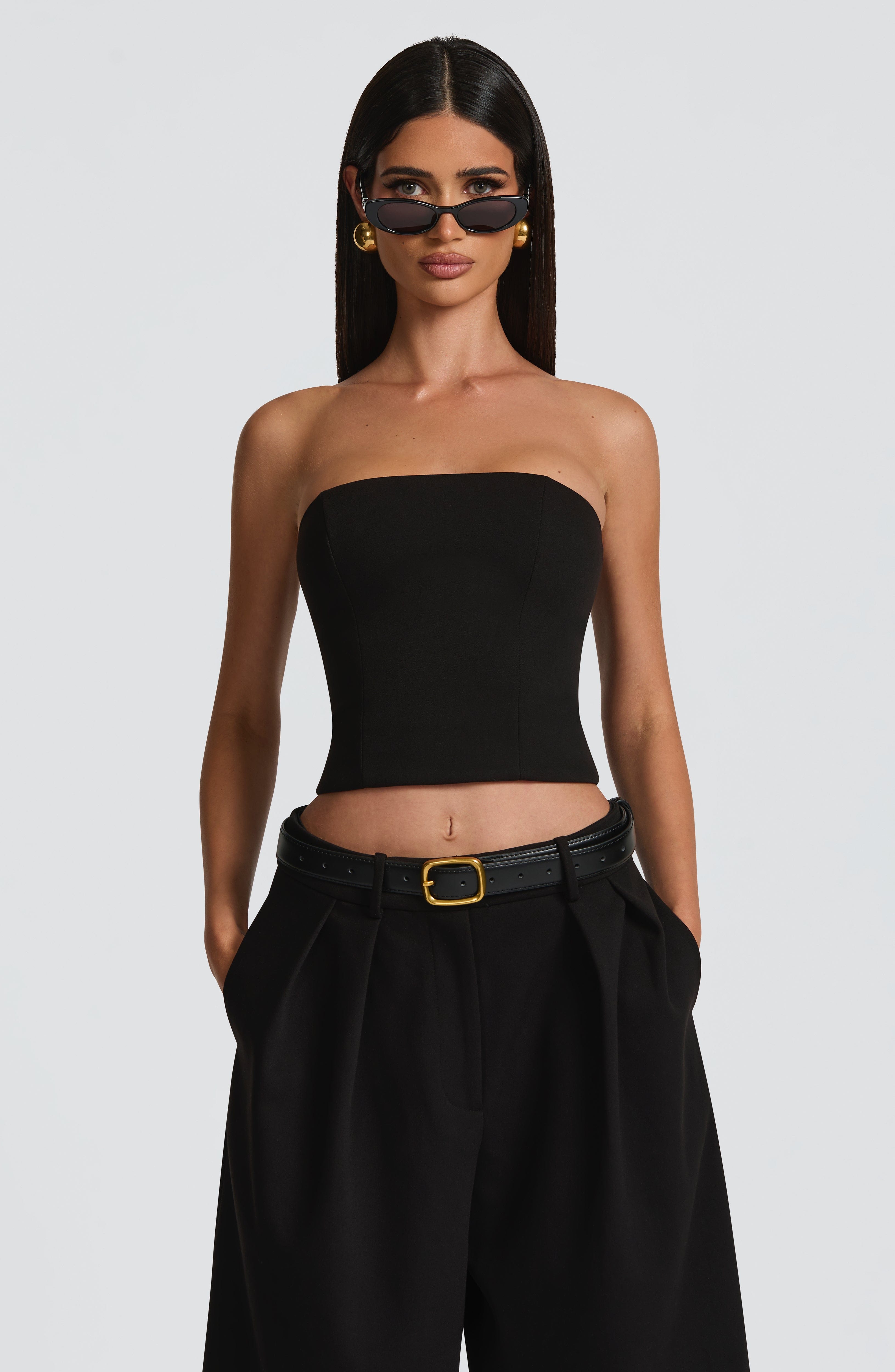 Kerry Top - Black Tops Babyboo Fashion Premium Exclusive Design