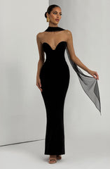 Lindsey Maxi Dress - Black Dress Babyboo Fashion Premium Exclusive Design