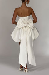 Lotus Mini Dress - Ivory Dress Babyboo Fashion Premium Exclusive Design