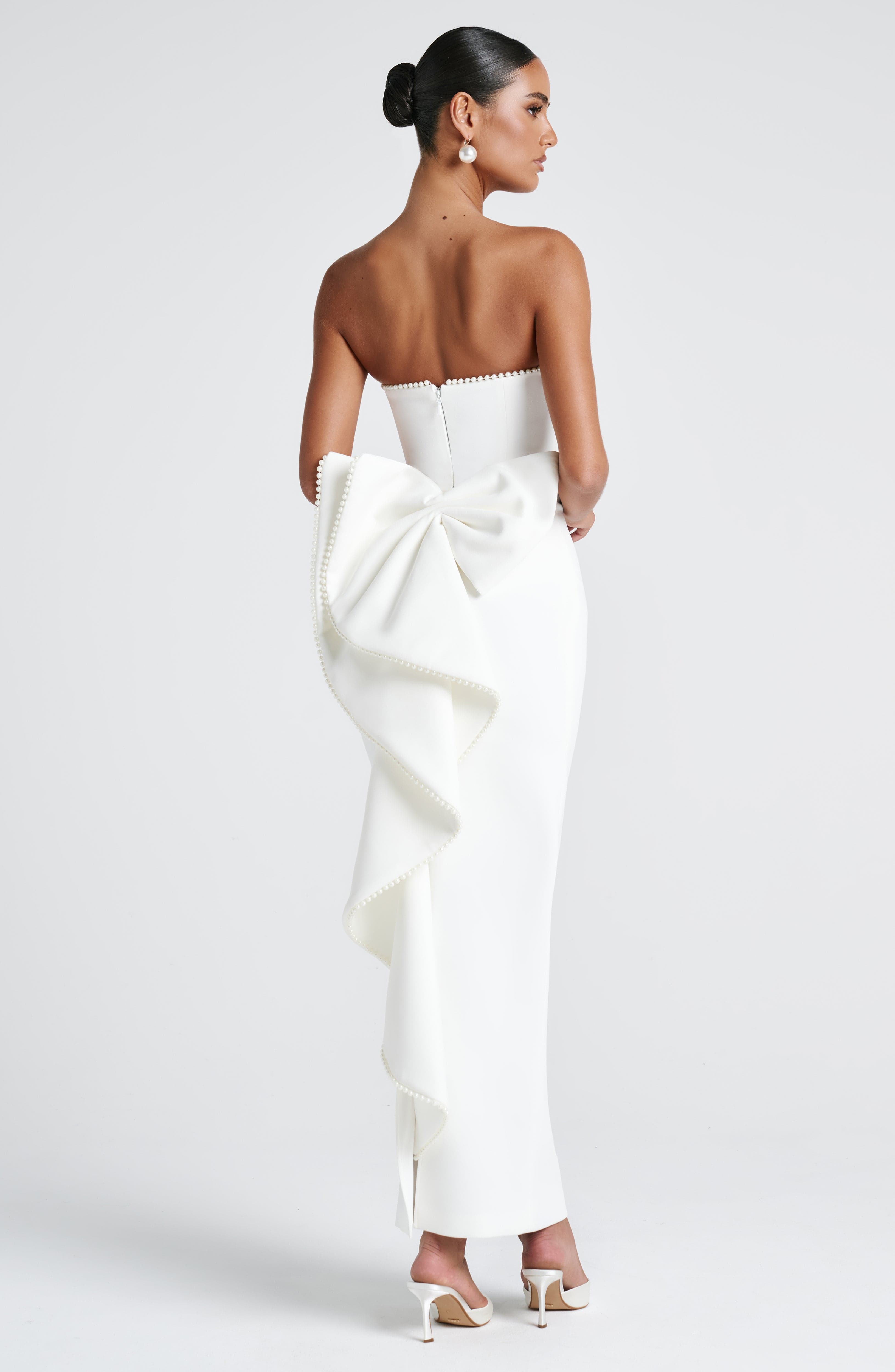 Magnolia Maxi Dress - Ivory Dress Babyboo Fashion Premium Exclusive Design