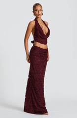 Myra Top - Cherry Lacquer Top Babyboo Fashion Premium Exclusive Design