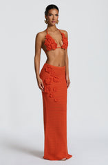 Nerida Top - Orange Tops Babyboo Fashion Premium Exclusive Design