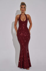 Odette Maxi Dress - Wine Dress XS Babyboo Fashion Premium Exclusive Design