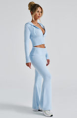 Portia Knit Pants - Baby Blue Pants Babyboo Fashion Premium Exclusive Design