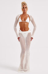Riella Maxi Skirt - White Skirt XS Babyboo Fashion Premium Exclusive Design