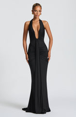 Rosetta Maxi Dress - Black Dress Babyboo Fashion Premium Exclusive Design