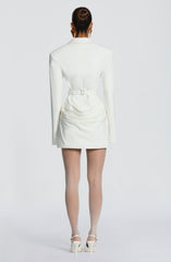 Susie Mini Dress - Ivory Dress Babyboo Fashion Premium Exclusive Design
