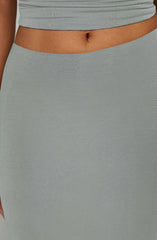 Yazmin Maxi Skirt - Steel Skirt Babyboo Fashion Premium Exclusive Design