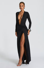 Ysabella Maxi Dress - Black Dress Babyboo Fashion Premium Exclusive Design