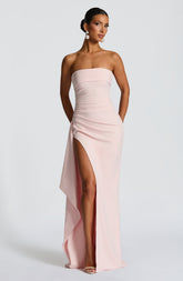 Zafira Maxi Dress - Blush Dress Babyboo Fashion Premium Exclusive Design
