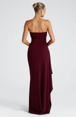 Zafira Maxi Dress - Cherry Lacquer Dress Babyboo Fashion Premium Exclusive Design