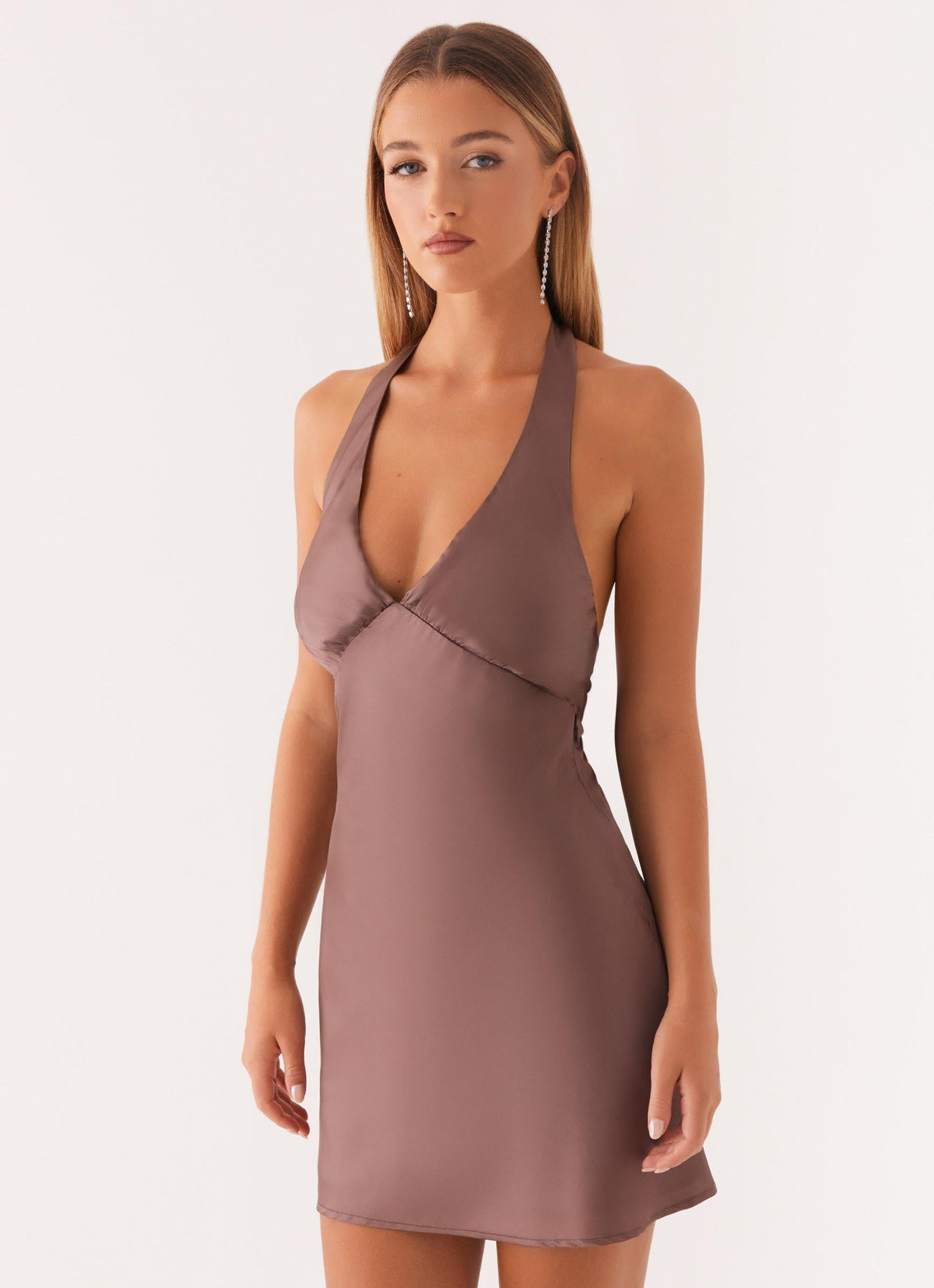 Heavy Hearted Mini Dress - Steel