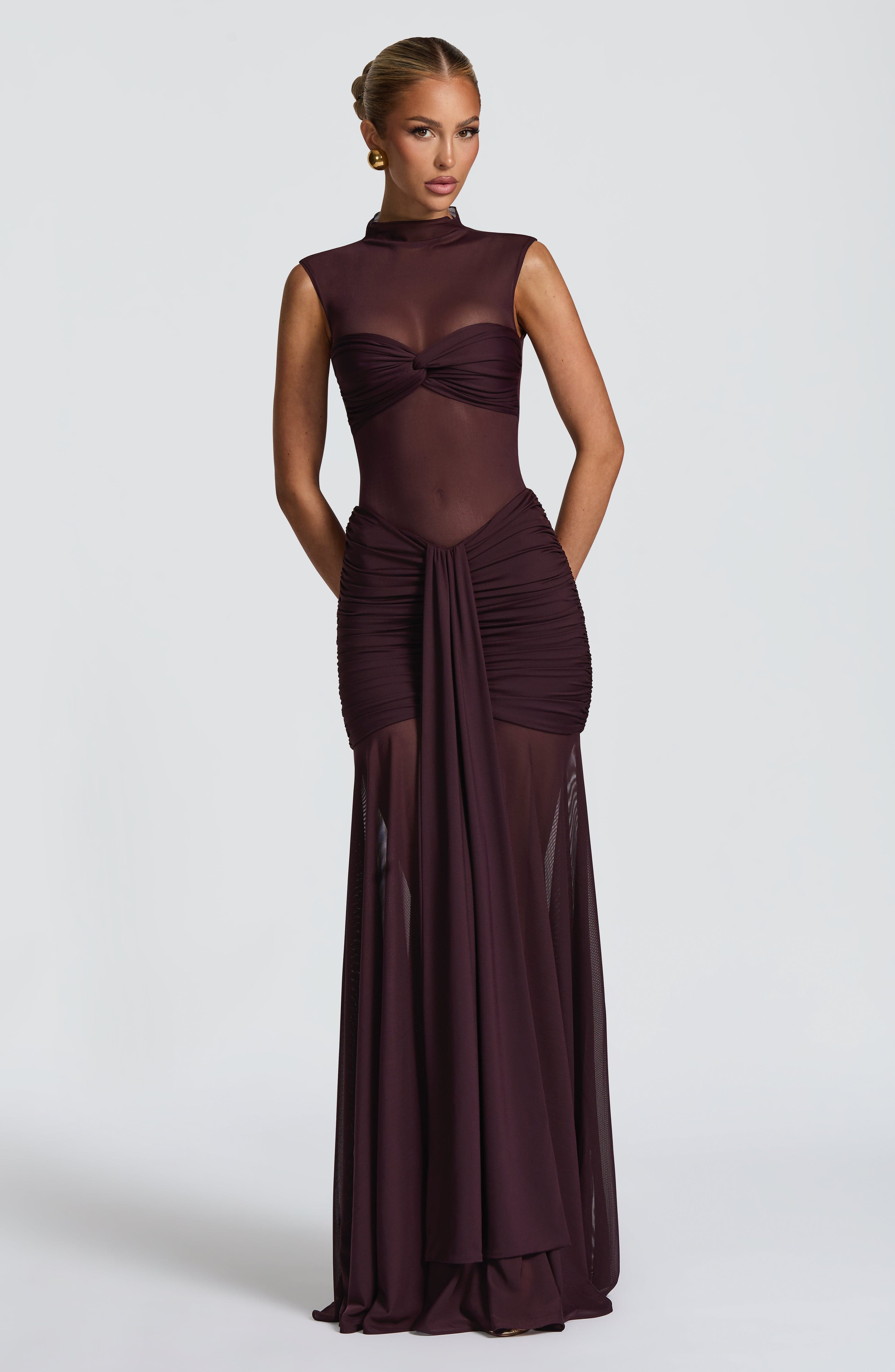 Adina Top - Plum Tops Babyboo Fashion Premium Exclusive Design