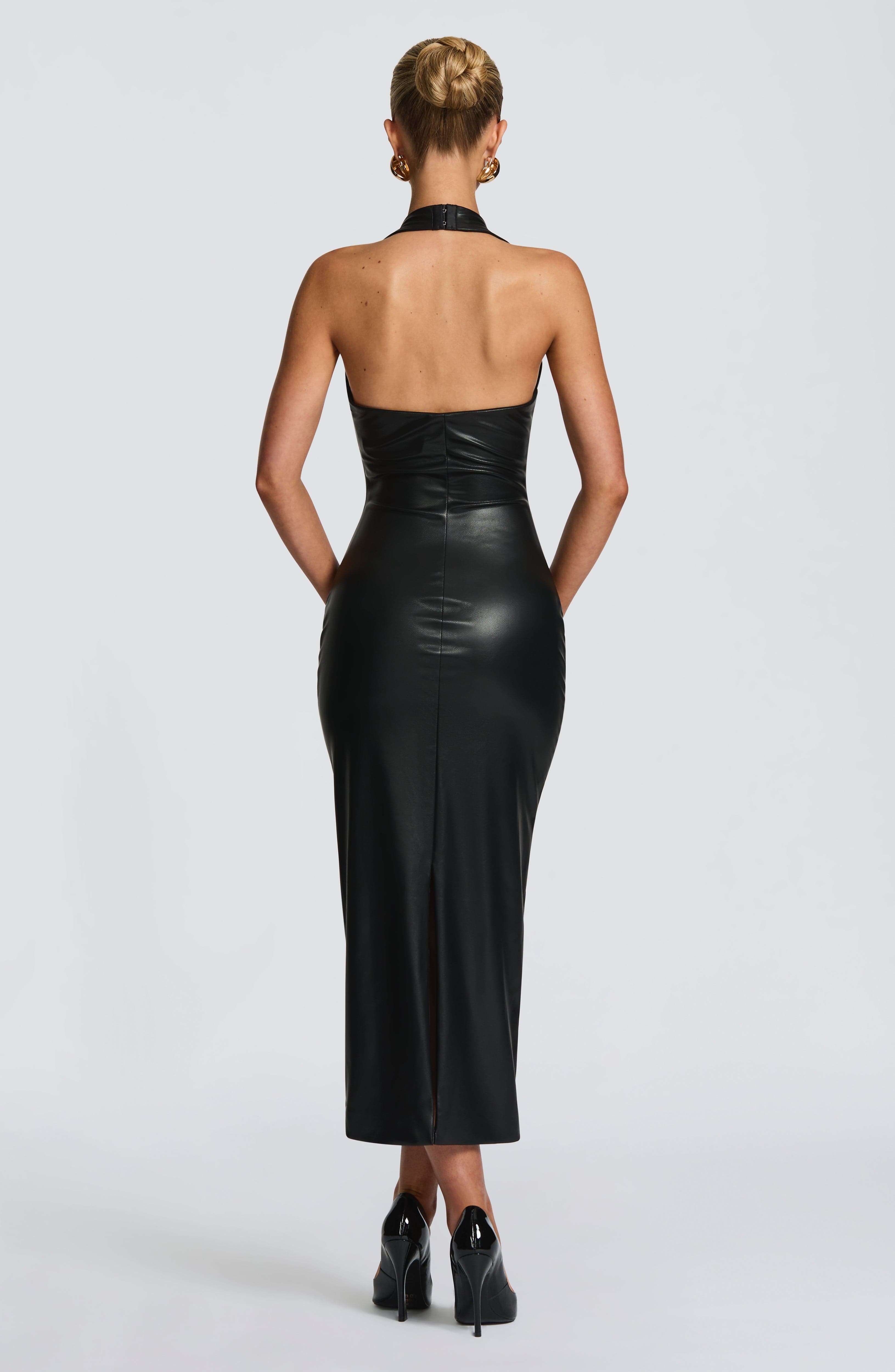 Ainsley Midi Dress - Black Dress Babyboo Fashion Premium Exclusive Design