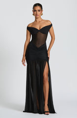 Alaia Maxi Dress - Black Dress Babyboo Fashion Premium Exclusive Design