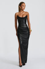 Alba Maxi Dress - Black Dress Babyboo Fashion Premium Exclusive Design