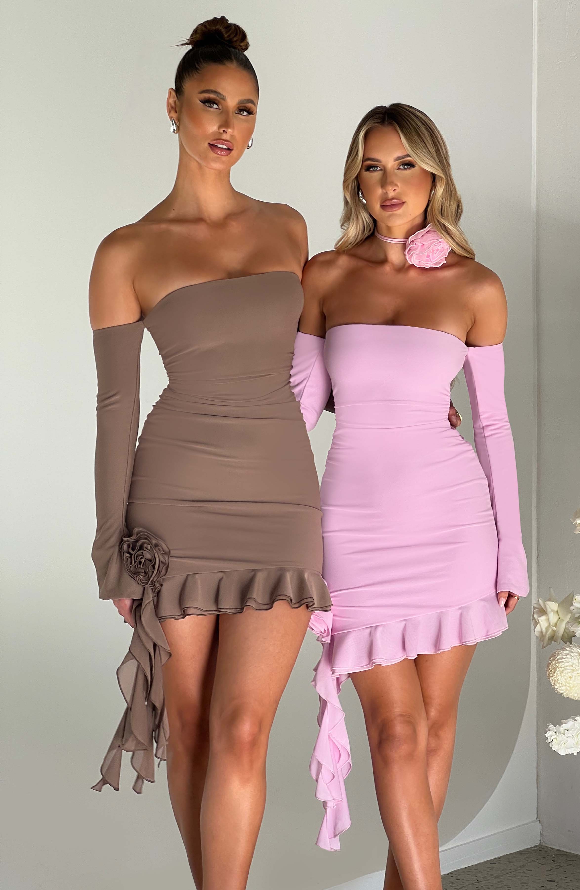 Alix Mini Dress - Pink Dress Babyboo Fashion Premium Exclusive Design