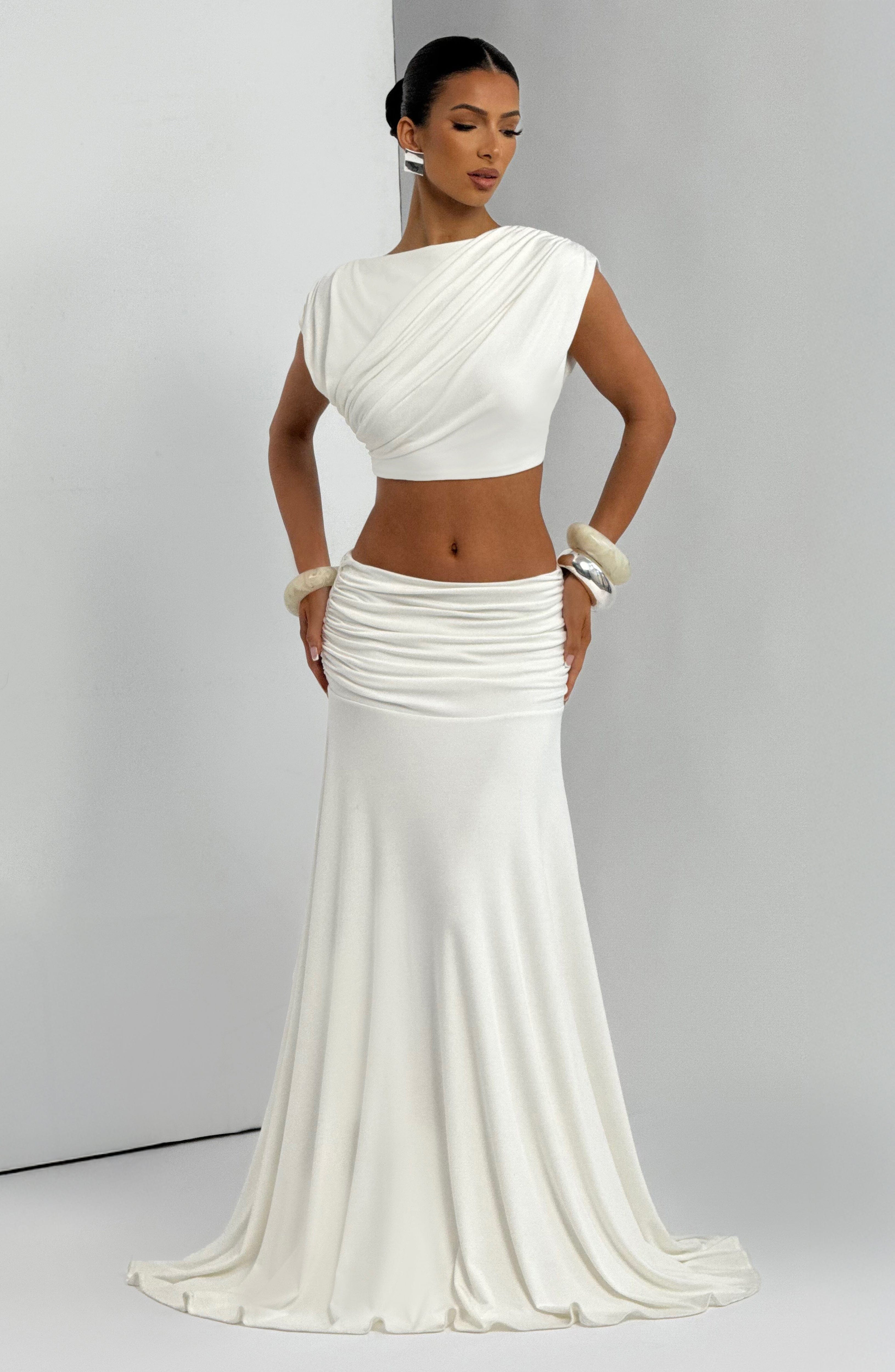 Amara Top - Ivory Tops Babyboo Fashion Premium Exclusive Design