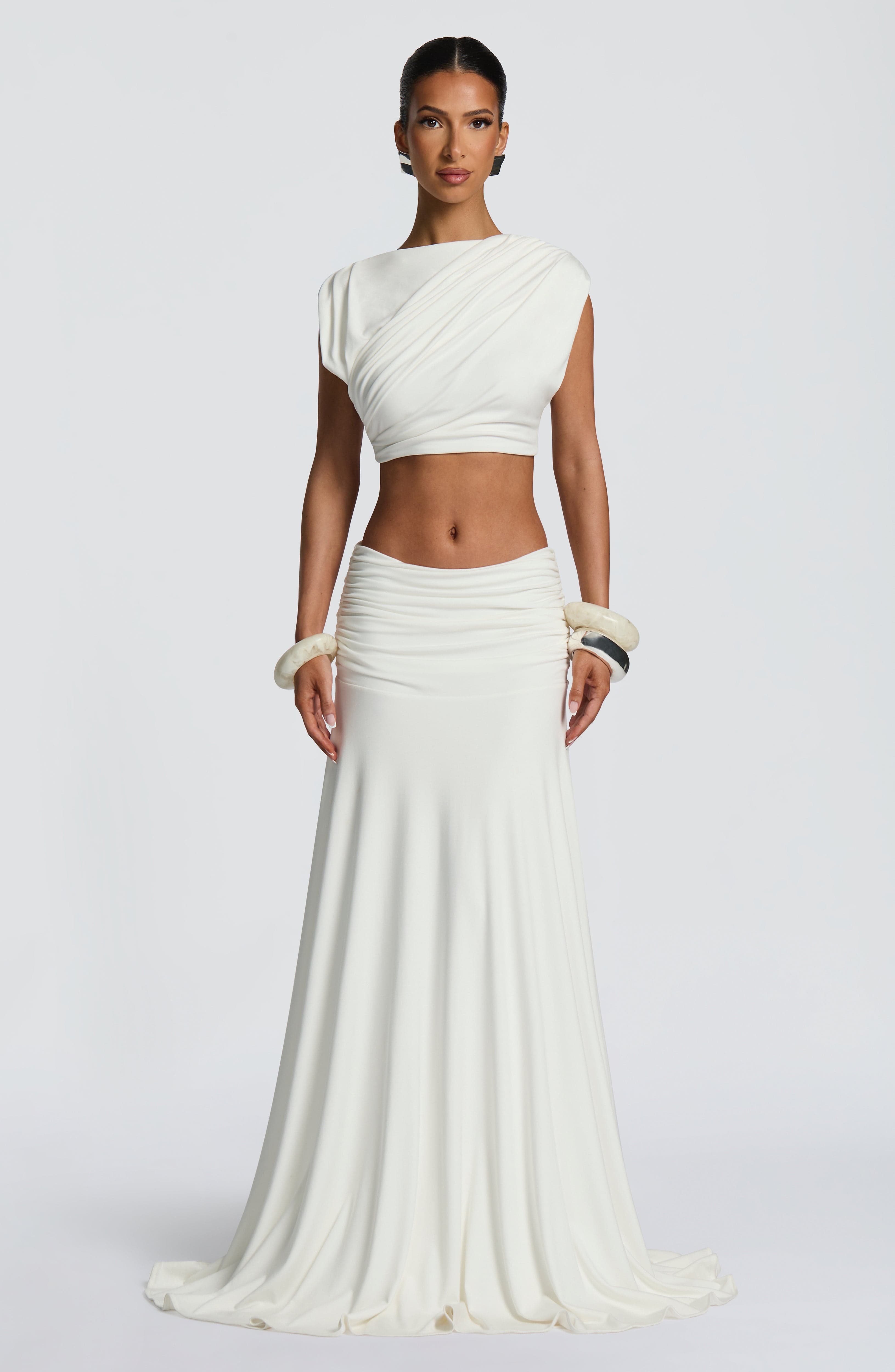 Amara Top - Ivory Tops Babyboo Fashion Premium Exclusive Design