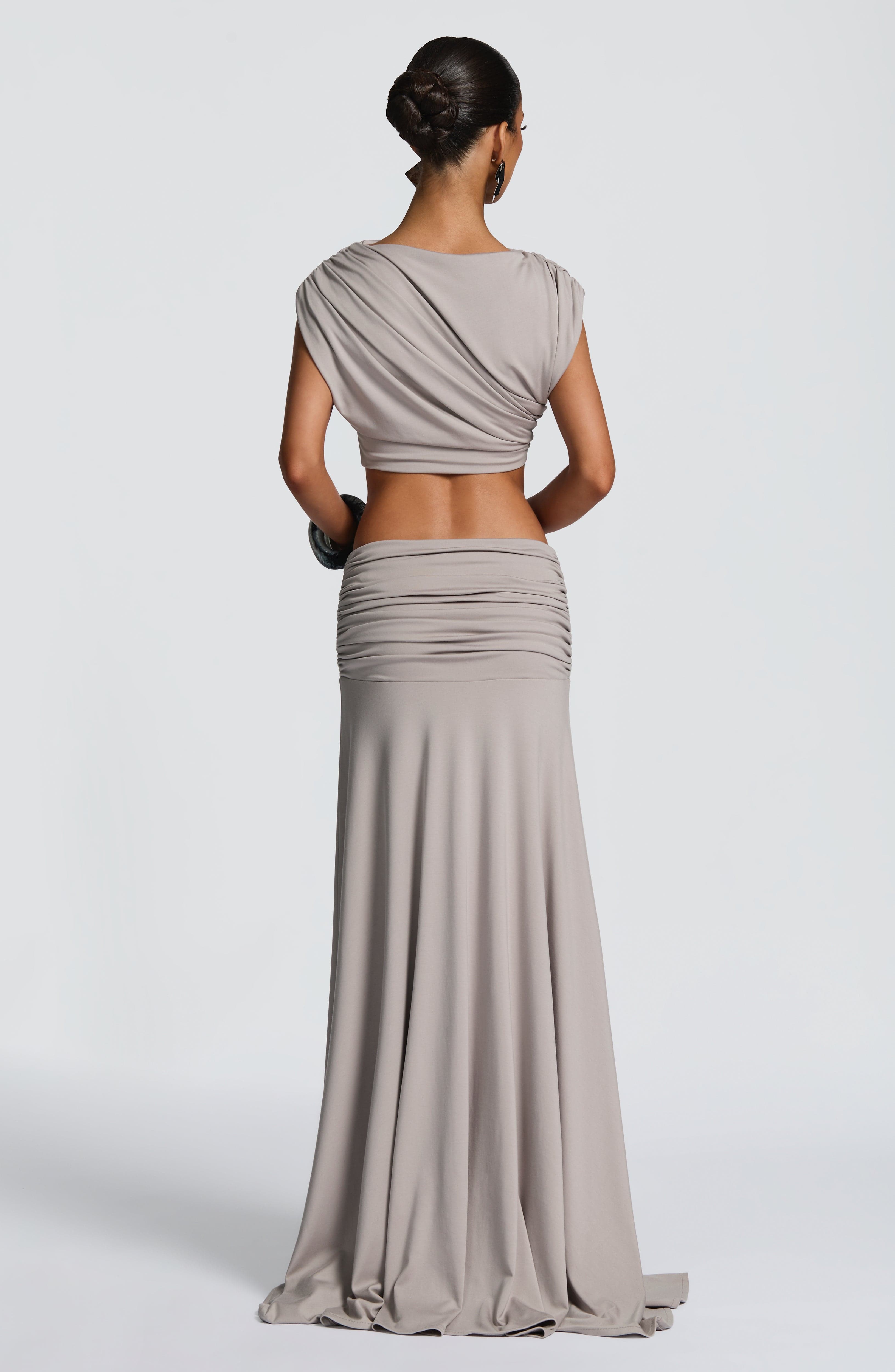 Amara Top - Light Grey Tops Babyboo Fashion Premium Exclusive Design