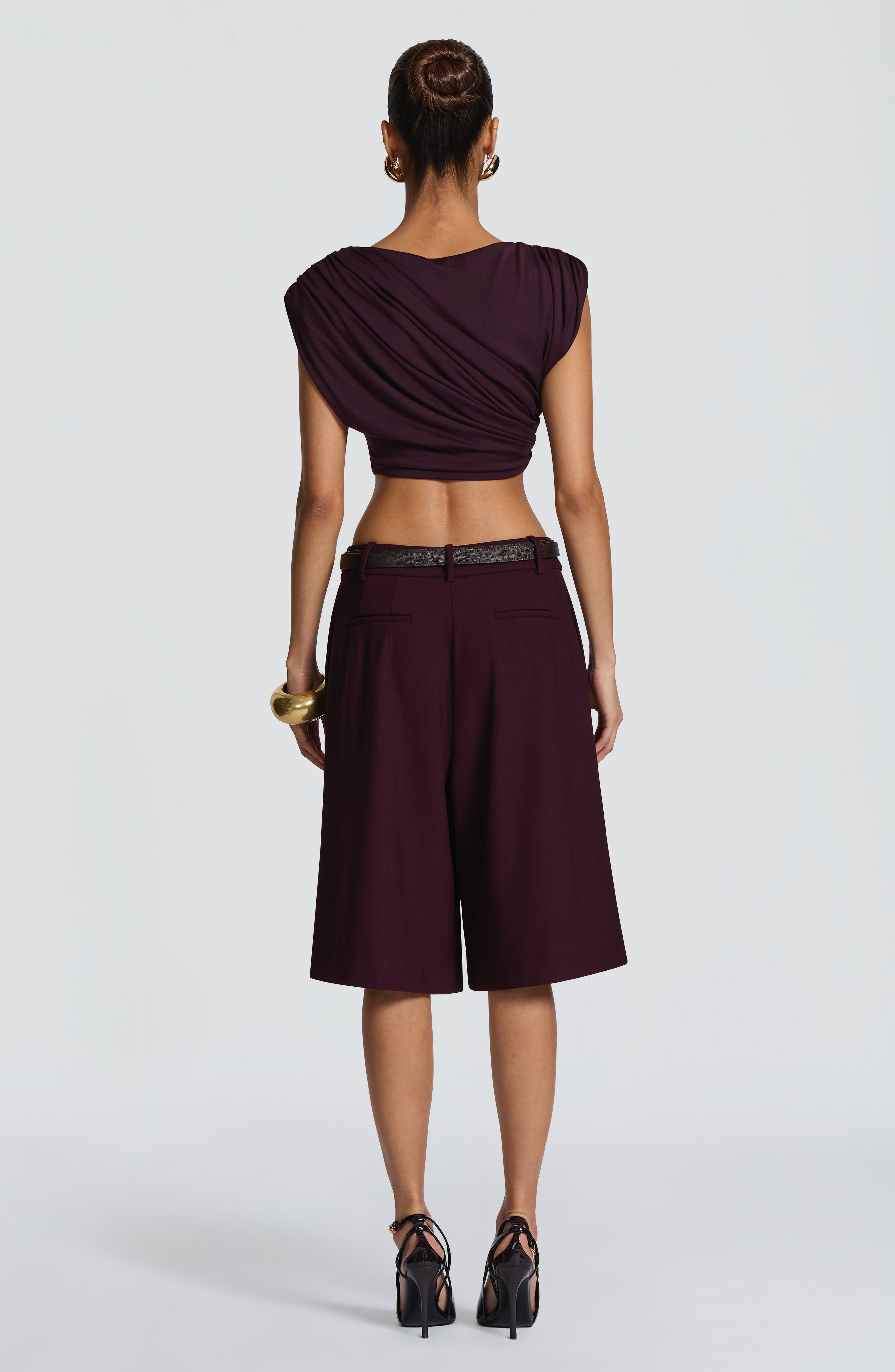 Amara Top - Plum Tops Babyboo Fashion Premium Exclusive Design