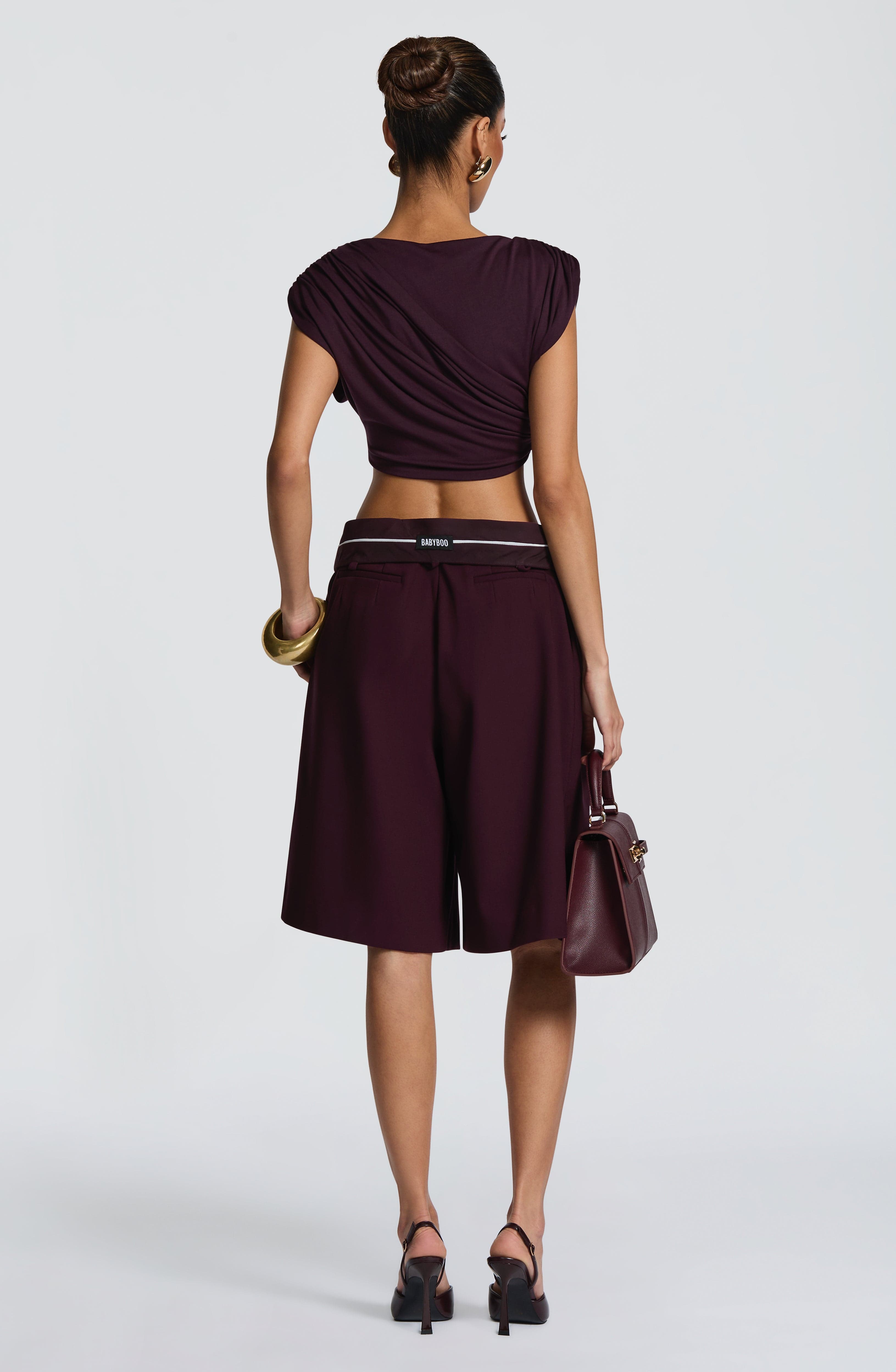 Amara Top - Plum Tops Babyboo Fashion Premium Exclusive Design