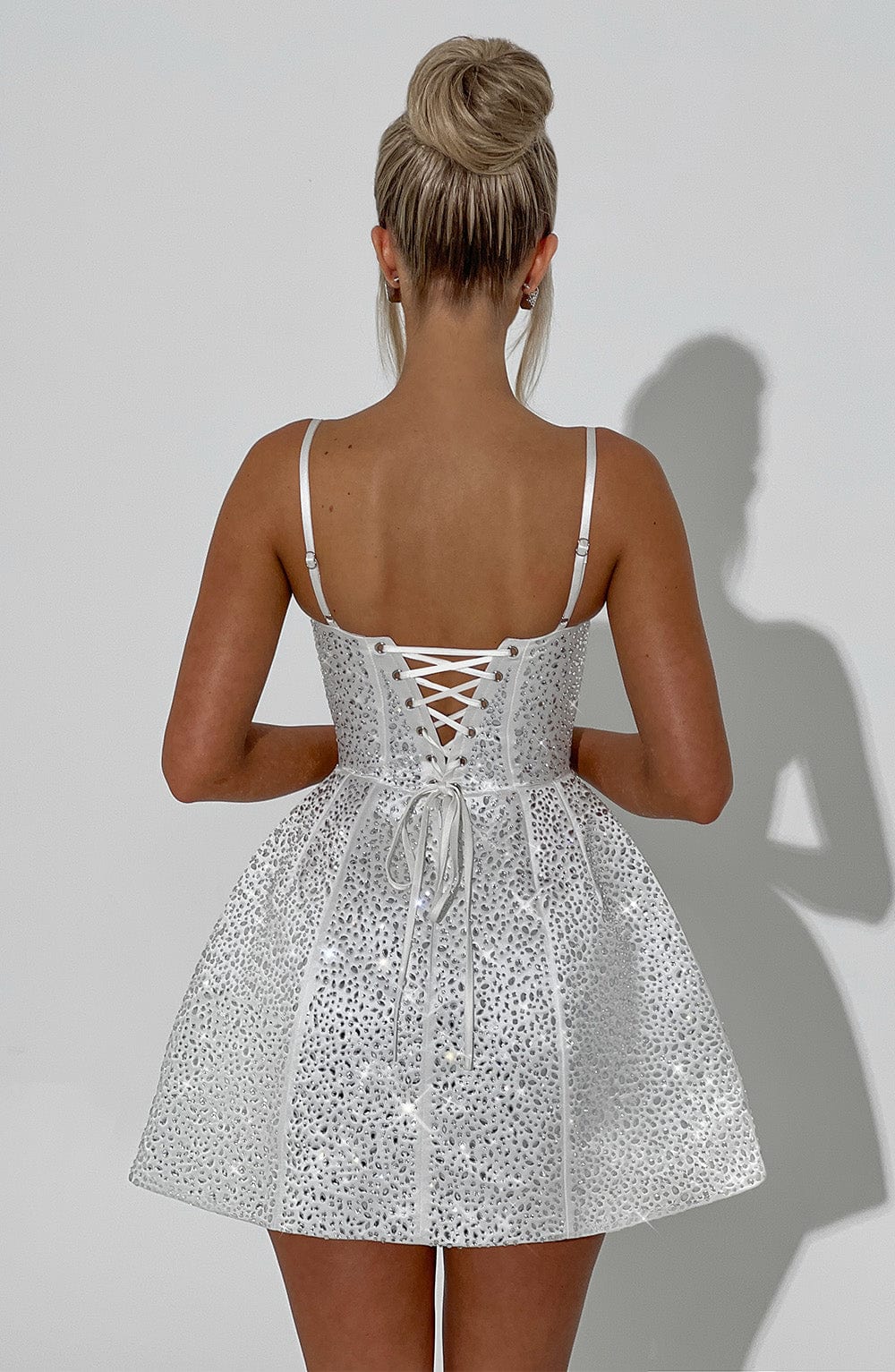 Angelique Mini Dress - Ivory Dress Babyboo Fashion Premium Exclusive Design