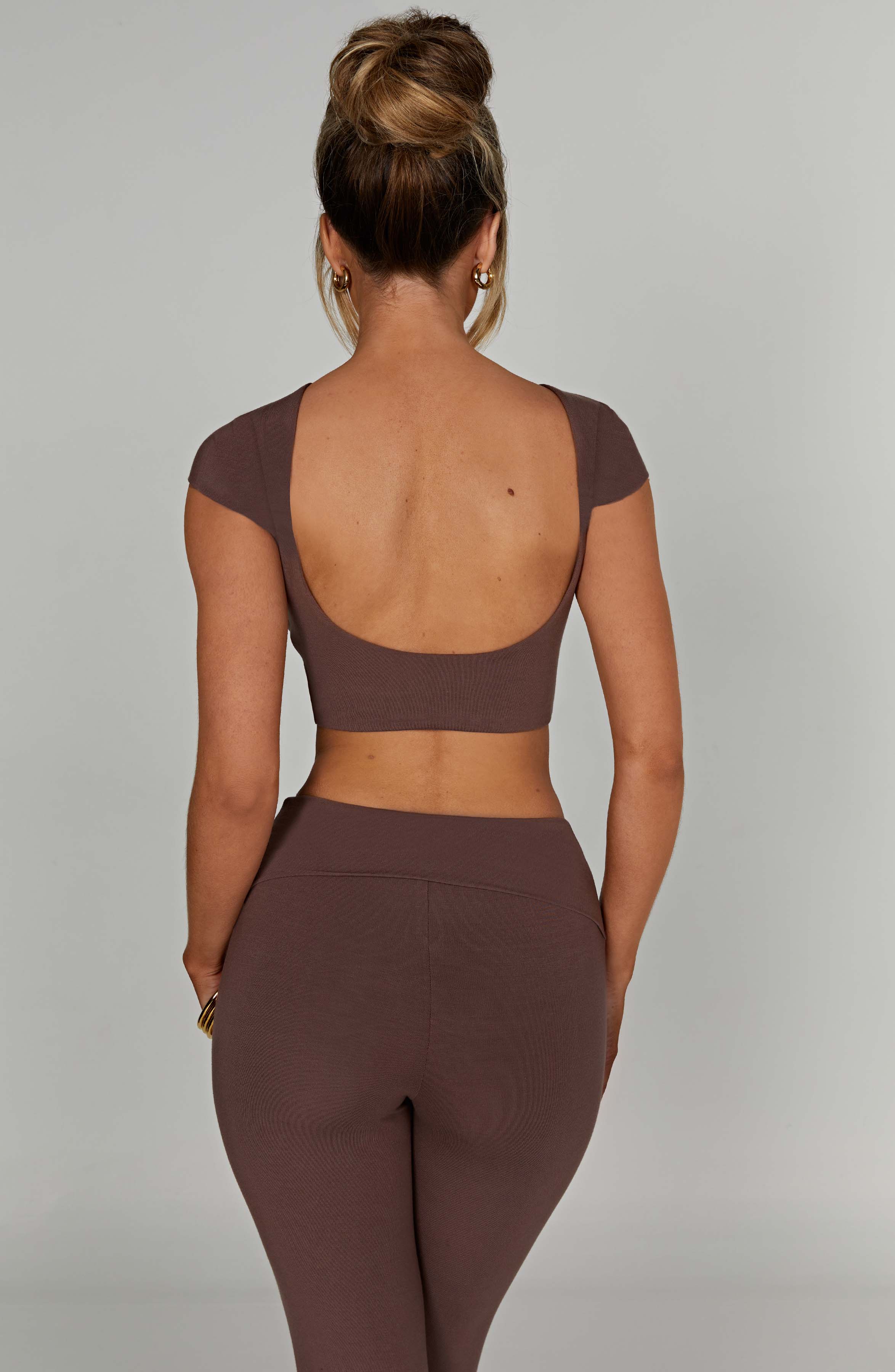 Anika Top - Chocolate Tops Babyboo Fashion Premium Exclusive Design
