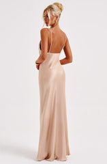 Anja Maxi Dress - Champagne Dress Babyboo Fashion Premium Exclusive Design
