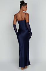 Athena Maxi Dress - Navy Dress Babyboo Fashion Premium Exclusive Design
