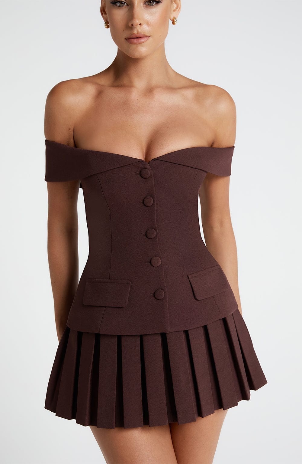 Blakely Top - Plum Brown Tops Babyboo Fashion Premium Exclusive Design
