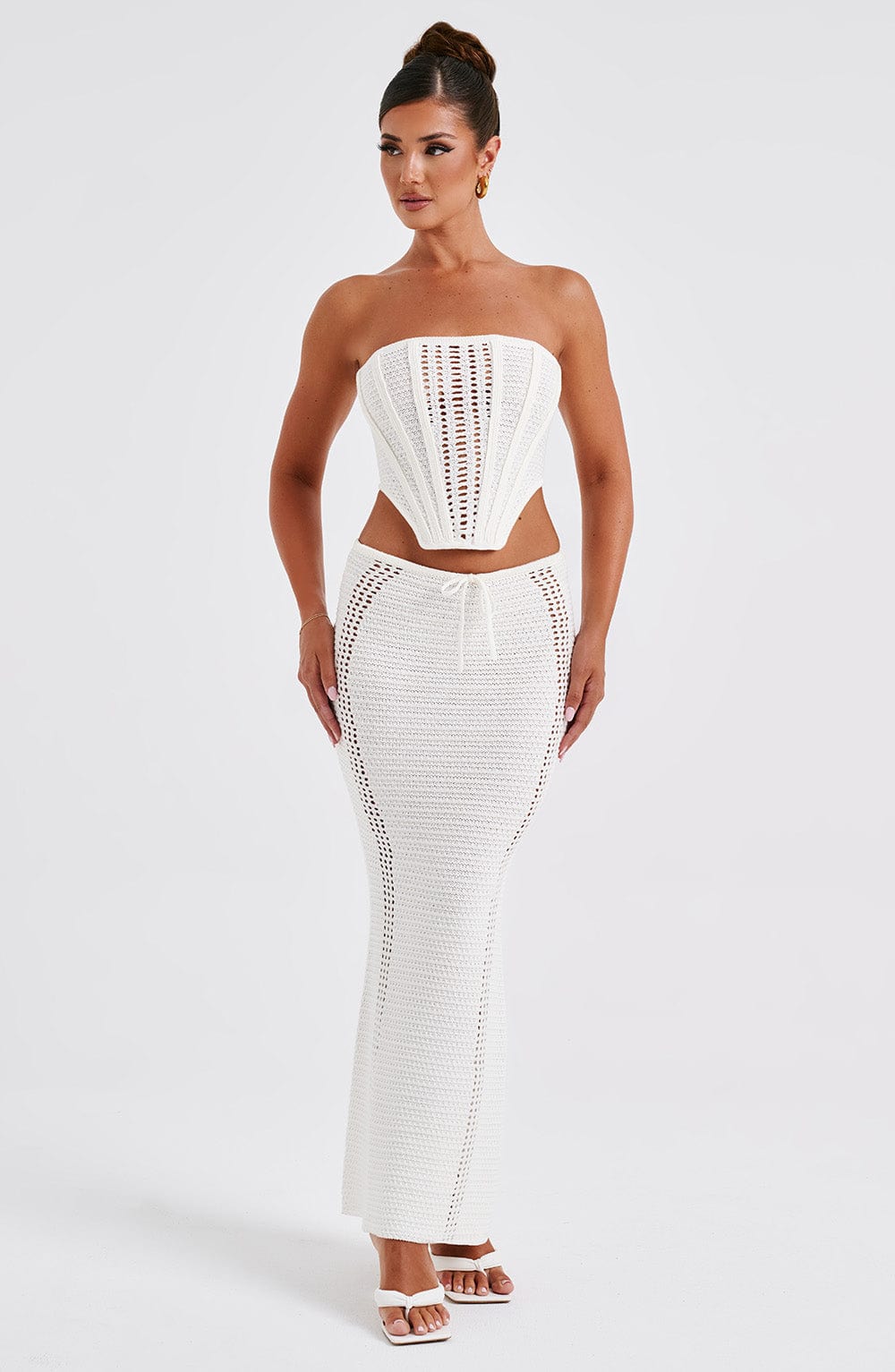 Carly Corset - White Tops Babyboo Fashion Premium Exclusive Design