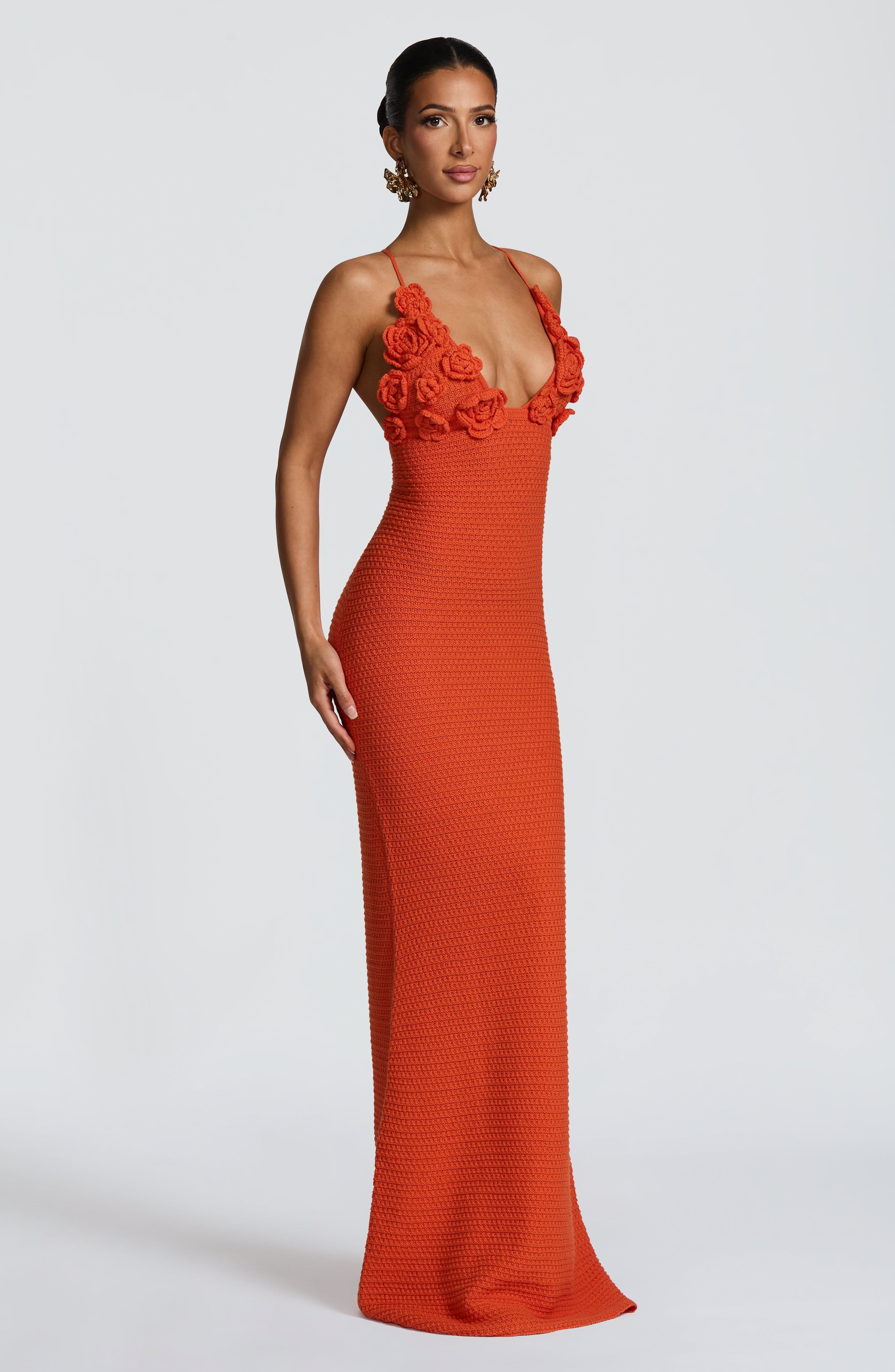 Celaena Maxi Dress - Orange Dress Babyboo Fashion Premium Exclusive Design