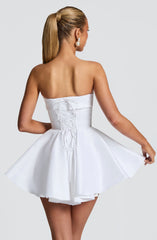 Dionne Mini Dress - Ivory Dress Babyboo Fashion Premium Exclusive Design