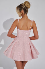 Dorothy Mini Dress - Blush Dress Babyboo Fashion Premium Exclusive Design